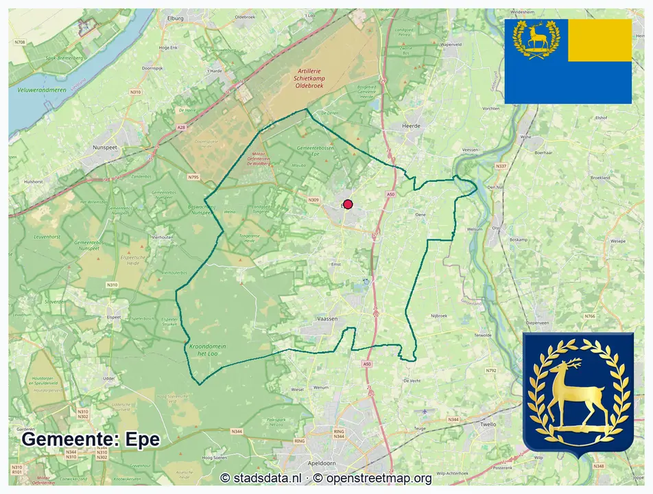 Schematische gemeentegrens Epe